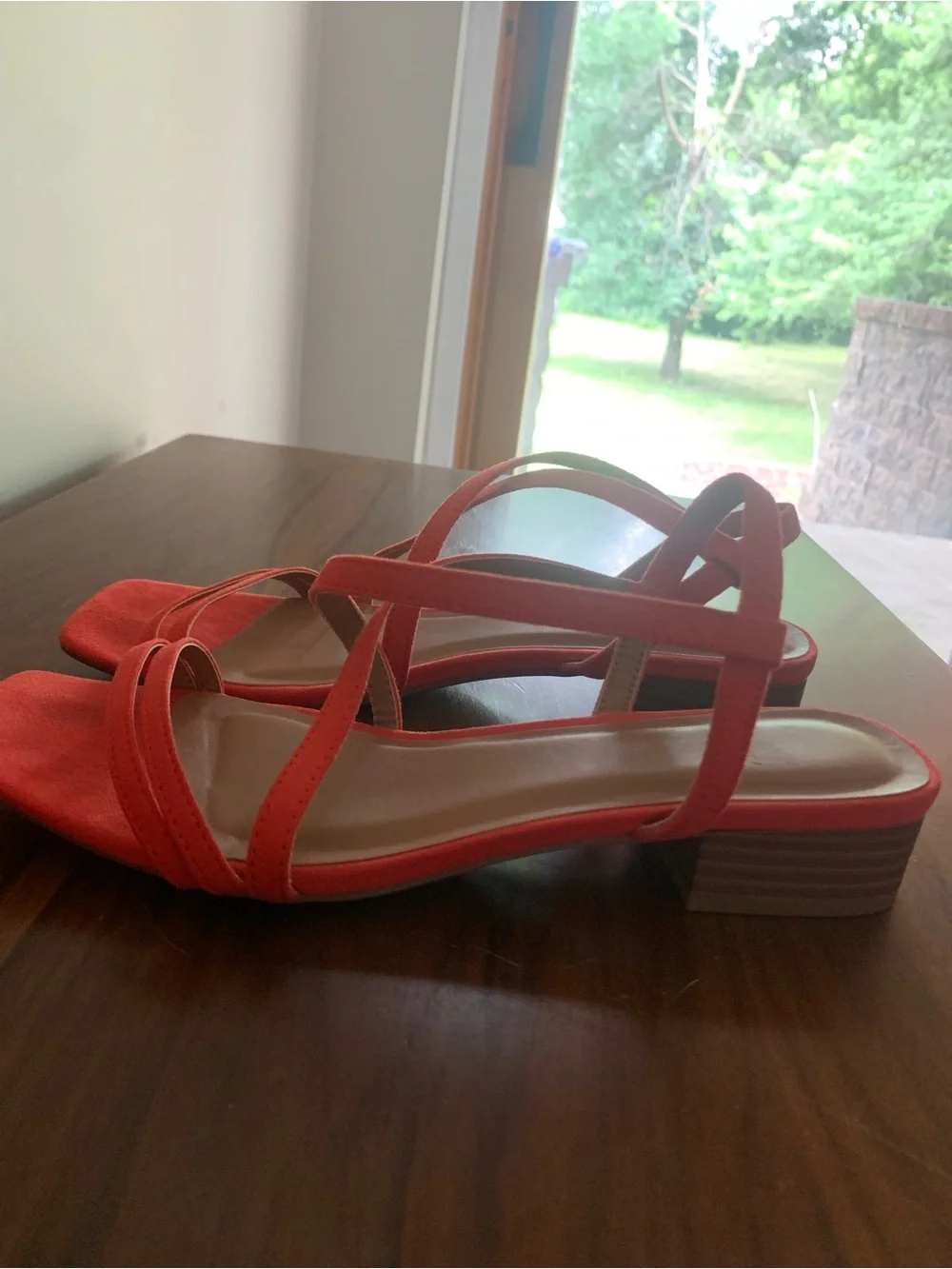 a new day Coral Strappy Square-Toe Heeled Sandals